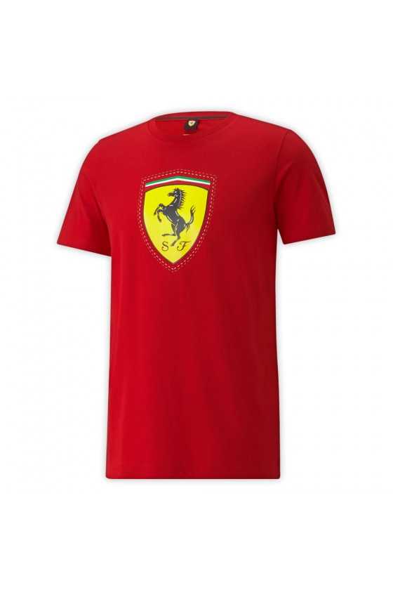 camiseta-scuderia-ferrari-race-logo-roja-2022